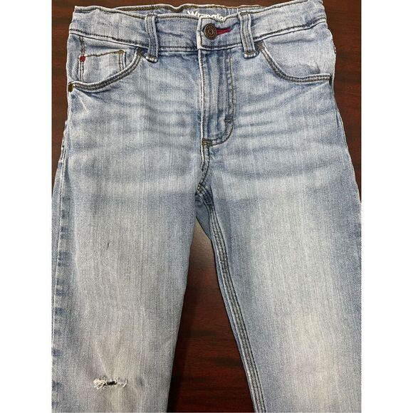 Wrangler Boys Regular Taper Denim Jeans Size 6 Regular - Picture 2 of 9